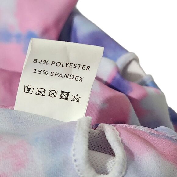 Vikini Top For Women Size Large Tie Dye Color One Shoulder - Picture 8 of 9